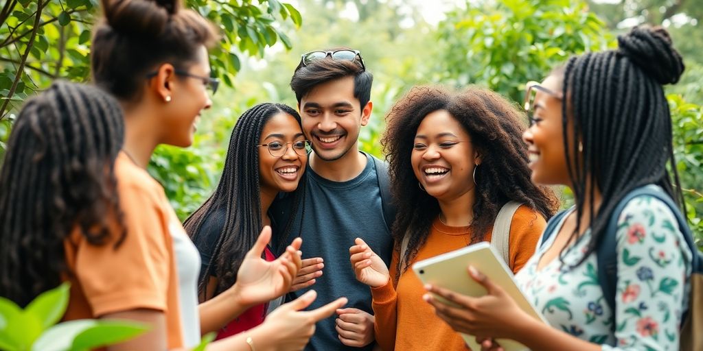 Tineri activiști discuție despre inițiativele pentru tineret.